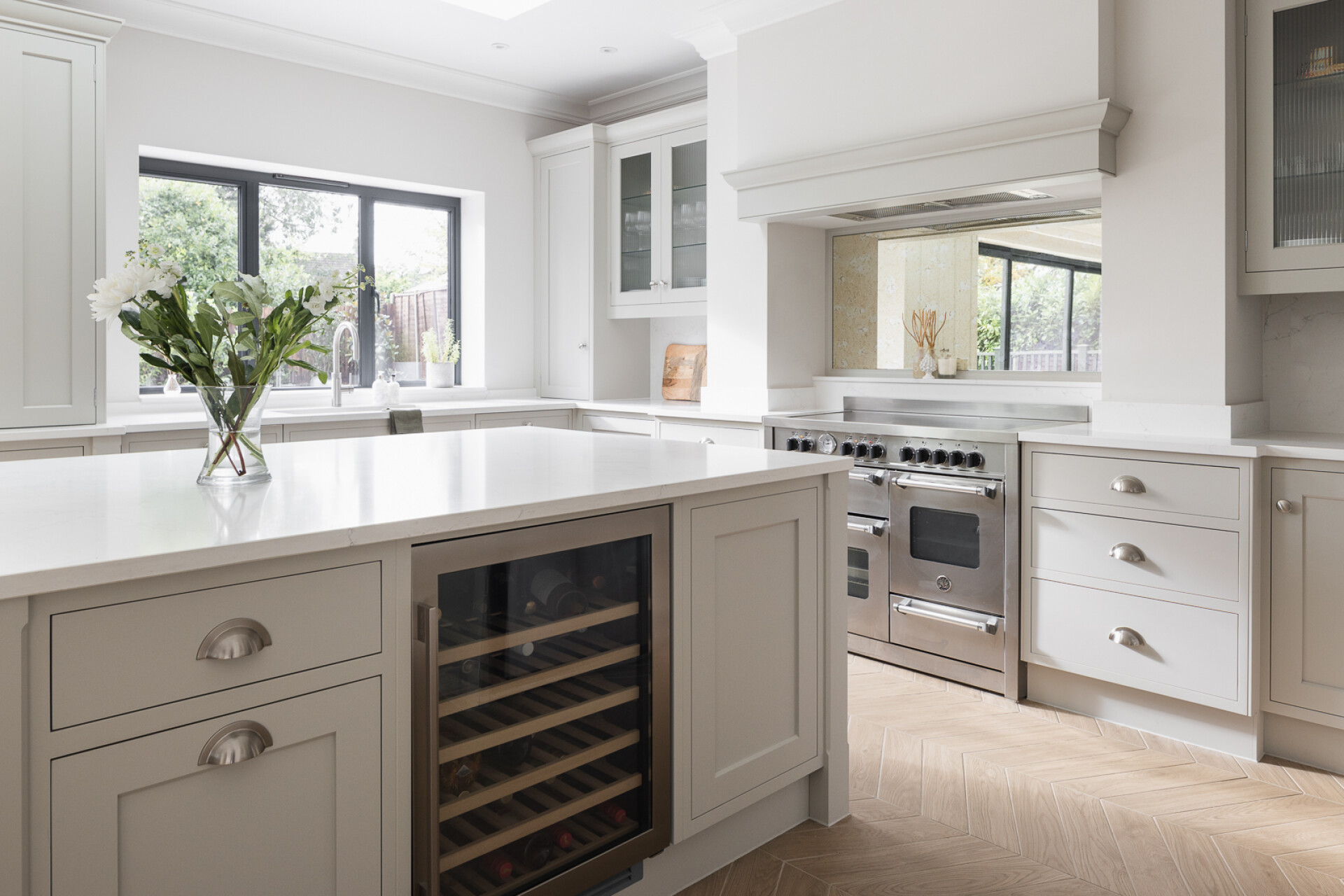 Shaker Kitchen with Wine Fridge